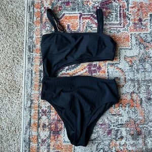 Black One Piece Swimsuit